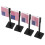 12 Pcs American Flags With Pole Mini Soldier Building Blocks Set 1