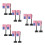 12 Pcs American Flags With Pole Mini Soldier Building Blocks Set 5