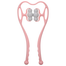 4Pcs Pink Manual Roller Neck Massager Trigger Point Tool