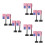 12 Pcs American Flags With Pole Mini Soldier Building Blocks Set 9