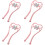 4Pcs Pink Manual Roller Neck Massager Trigger Point Tool 5