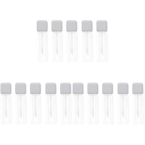 15 Pcs 6ml Cylindrical Lip Gloss Bottles Diy Tubes 2