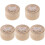 5Pcs Solid Wood Baby Tooth Holder Box Kids Keepsake Organizer Beige 4