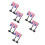12 Pcs American Flags With Pole Mini Soldier Building Blocks Set 6