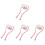 4Pcs Pink Manual Roller Neck Massager Trigger Point Tool 2