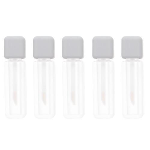 15 Pcs 6ml Cylindrical Lip Gloss Bottles Diy Tubes 1