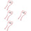 4Pcs Pink Manual Roller Neck Massager Trigger Point Tool 7