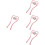 4Pcs Pink Manual Roller Neck Massager Trigger Point Tool 6