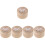 5Pcs Solid Wood Baby Tooth Holder Box Kids Keepsake Organizer Beige 7