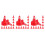 120 Pcs Diy Sand Table Traffic Signs Mini Plastic Cones Roadblocks 4
