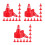 120 Pcs Diy Sand Table Traffic Signs Mini Plastic Cones Roadblocks 9