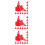 120 Pcs Diy Sand Table Traffic Signs Mini Plastic Cones Roadblocks 5