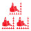 120 Pcs Diy Sand Table Traffic Signs Mini Plastic Cones Roadblocks 6