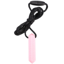 21Pc Kids Pink Silicone Chewing Necklace Teether Necklace