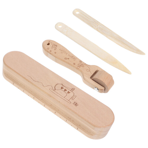 8Pcs Multi-Purpose Tailors Clapper and Seam Roller Wooden Sewing Tools 1