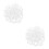 400Pcs White Small Polyester Pom Poms Elastic Balls for Craft Projects 8