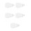 40Pcs White Ptfe Magnetic Stir Bars for Quick Uniform Lab Mixing 6