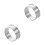 2Pcs Silver Adjustable Shaft Bike Bottom Bracket Adapter Aluminum 8