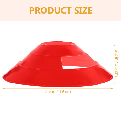25pcs Colorful Sports Training Cones Multi-Functional Barrier 2