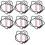 21Pc Kids Pink Silicone Chewing Necklace Teether Necklace 9