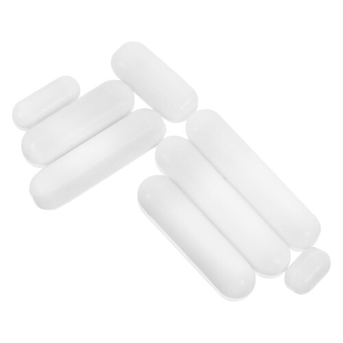 40Pcs White Ptfe Magnetic Stir Bars for Quick Uniform Lab Mixing 2