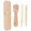 8Pcs Multi-Purpose Tailors Clapper and Seam Roller Wooden Sewing Tools 3