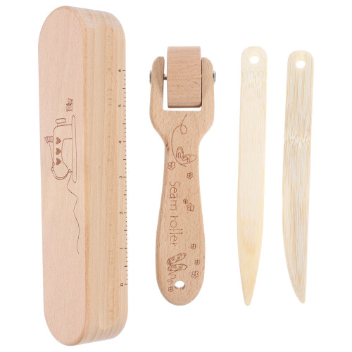 8Pcs Multi-Purpose Tailors Clapper and Seam Roller Wooden Sewing Tools 2