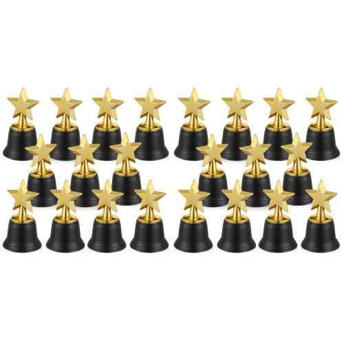 40 Pcs Trophy Mini Student Prize Plastic 1