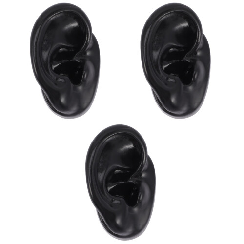 3pcs Artificial Ear Mold Ear Acupuncture Body 3d 2