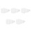 40Pcs White Ptfe Magnetic Stir Bars for Quick Uniform Lab Mixing 7