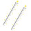 4 Sheets Self-Adhesive Star Height Sticker Wall Decal For Kids 1