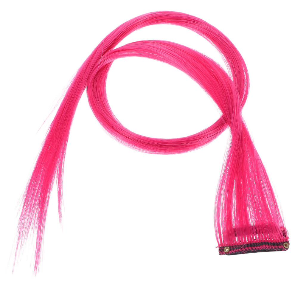 Aboofan Unisex 20Pcs Rosy Straight Hair Clip In Extensions Stylish And Restyle