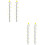 4 Sheets Self-Adhesive Star Height Sticker Wall Decal For Kids 8