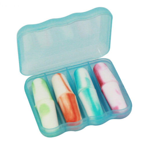 8Pcs Mute Ear Protectors Soft PU Earplugs for Study Sleep and Work 2