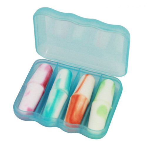 8Pcs Mute Ear Protectors Soft PU Earplugs for Study Sleep and Work 1