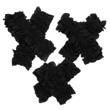 6 Pairs Satin Elastic Sleeve Garters For Men Armbands