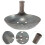 2Pcs Iron Sifting Grey Metal Scoops for Efficient Muck Removal 10