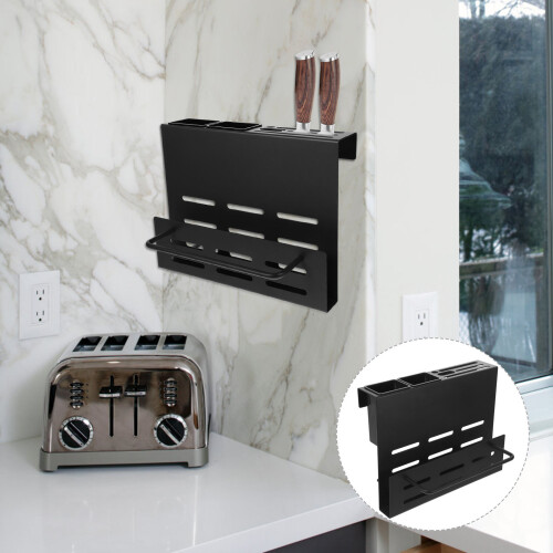 Multi-Function Chopstick Holder Wall Mount Cutter Organizer 2