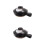 2Pcs Practical Ceramic Stew Pot Black Heat-Resistant Cooking Tool 10