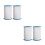 4Pcs White Sewing Thread for Clothes Pants Quilting and Craft Use 5