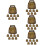 40 Pcs Copper Cattle Bells For Livestock Collar Ornaments 10