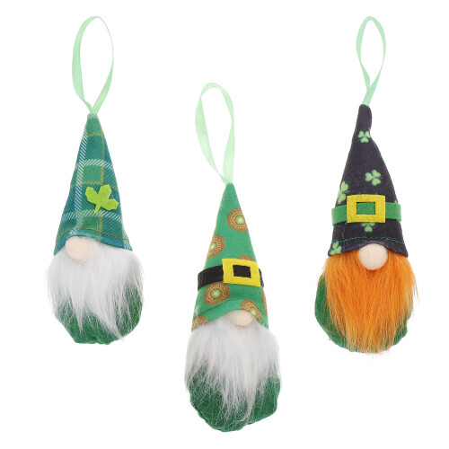 9 Pcs St Patrick's Hanging Doll Gnome For St Patrick's Day