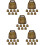 40 Pcs Copper Cattle Bells For Livestock Collar Ornaments 8