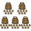 40 Pcs Copper Cattle Bells For Livestock Collar Ornaments 2