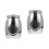 2 Pcs Urn Mini Urns For Ashes Animals Dad Gift Casket Silver 4