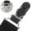 3Pcs Unisex Adjustable Nylon Shirt Keeper Garters Black 6