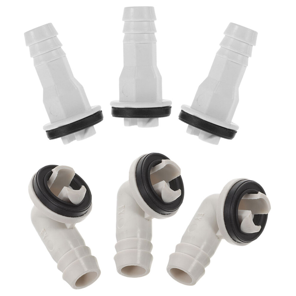 24 Pcs Portable Ac Drain Hose Elbow Connector For Air Conditioner 3592823442077