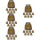 40 Pcs Copper Cattle Bells For Livestock Collar Ornaments 11