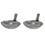 2Pcs Iron Sifting Grey Metal Scoops for Efficient Muck Removal 4