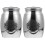 2 Pcs Urn Mini Urns For Ashes Animals Dad Gift Casket Silver 2
